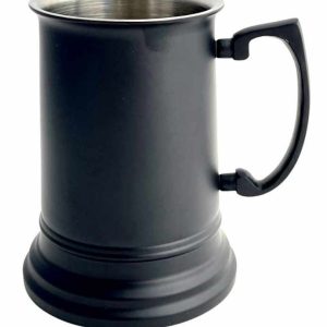 Matt Black Stainless Steel Tankard