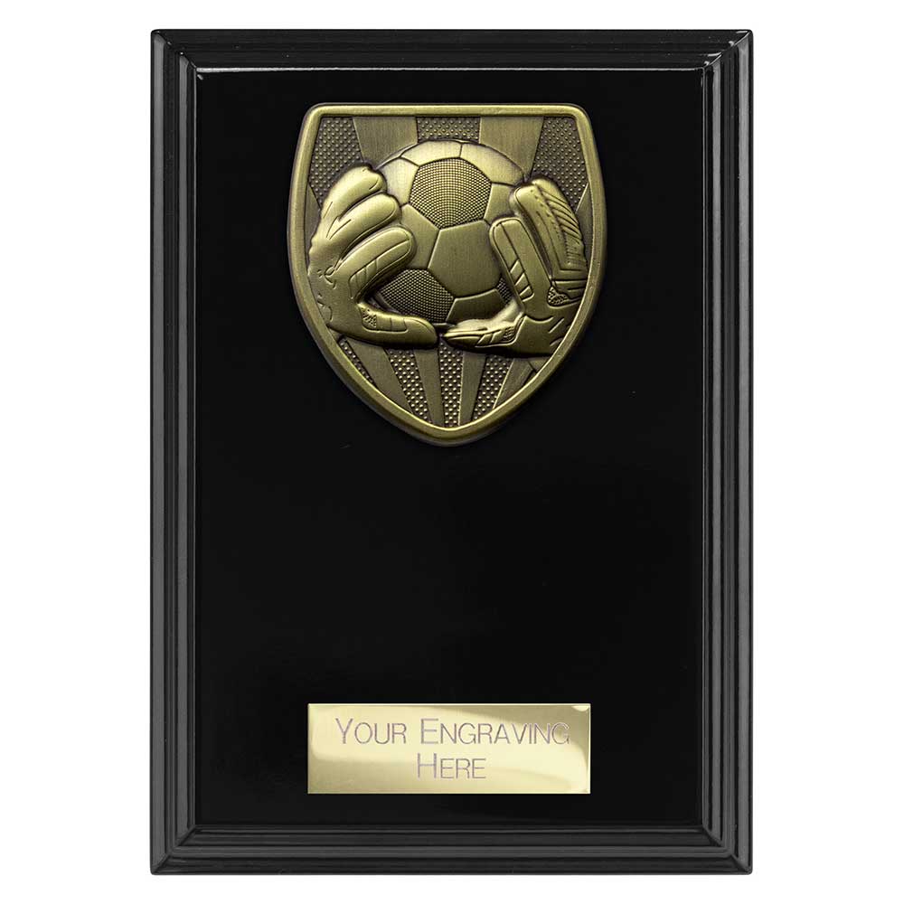 Cobra Classics Goalkeeper Black Plaque