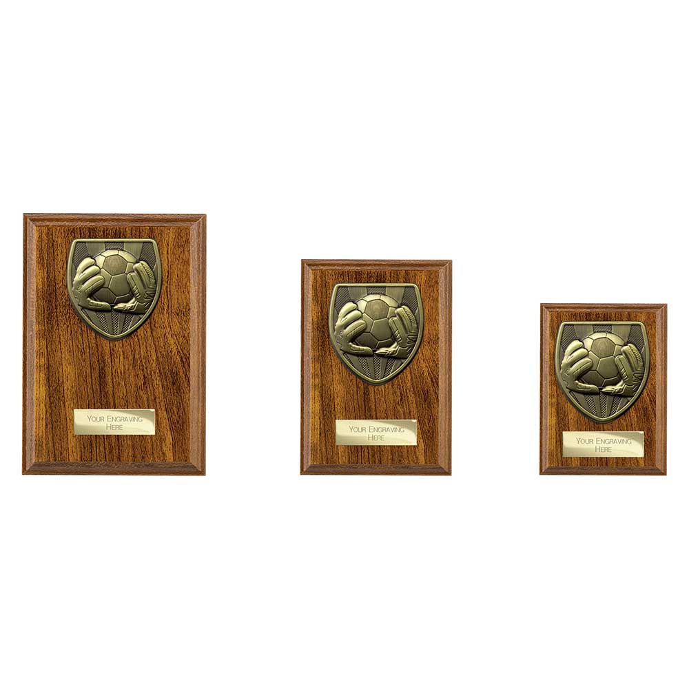 Cobra Classics Goalkeeper Walnut Plaque - Image 2