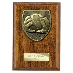 Cobra Classics Goalkeeper Walnut Plaque