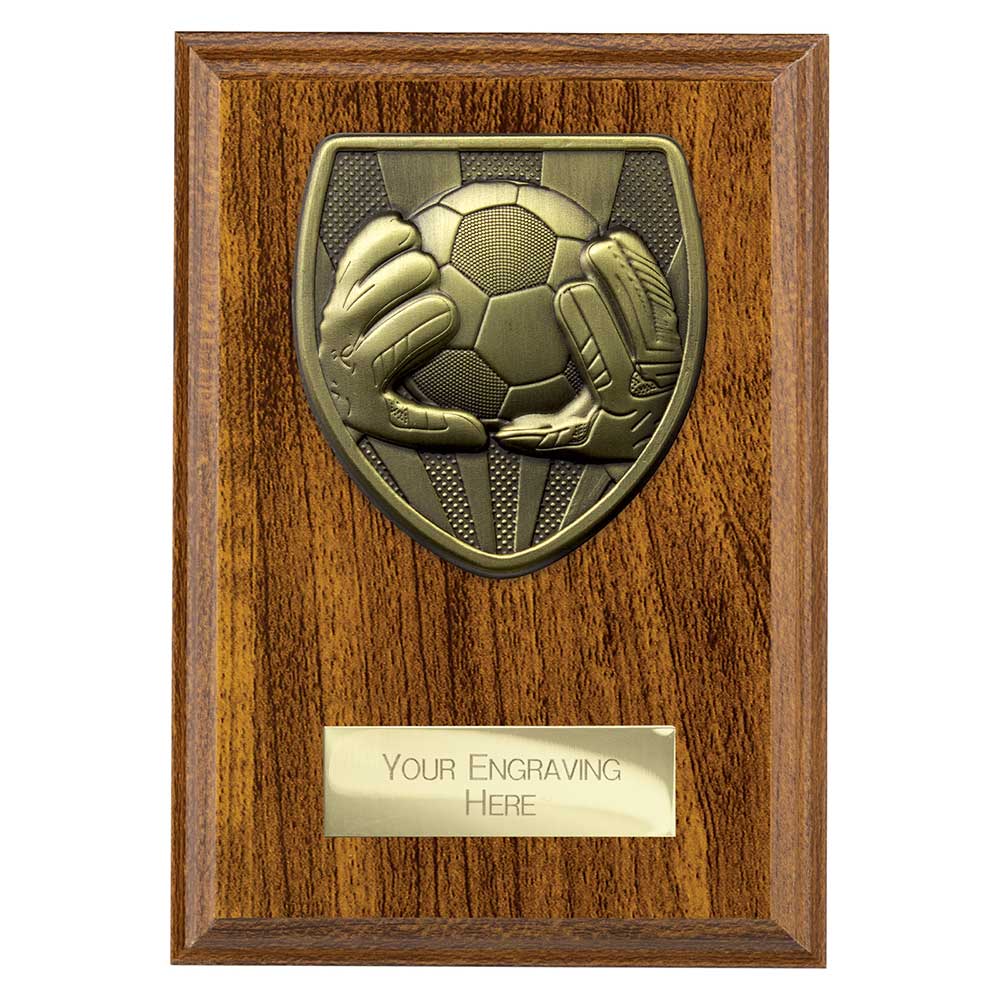 Cobra Classics Goalkeeper Walnut Plaque
