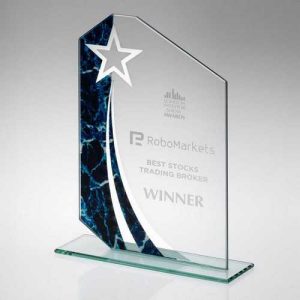 Blue Lapis Glass Awards