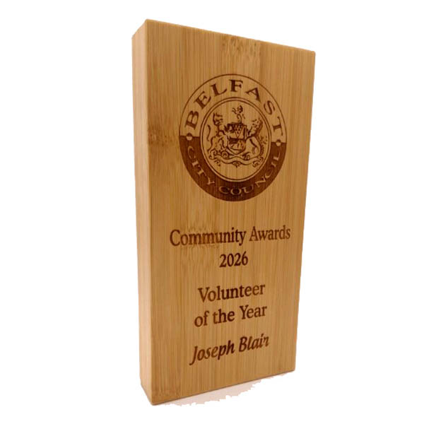 Gaia Bamboo Block Award - Large