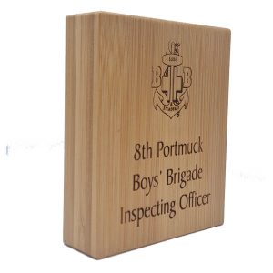 Gaia Bamboo Block Award (small)