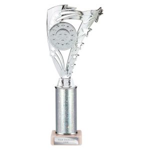 Frenzy Pillar Multi Use Trophy Series - Silver