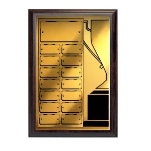 Tribute Annual Plaque - Gold
