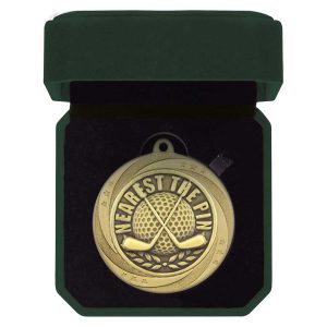Superstar Nearest The Pin Golf Medal & Box