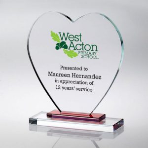 Valour Premier Glass Award Series - Colour Printed