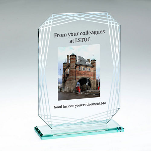 Lustro Glass Award Series - Colour Printed