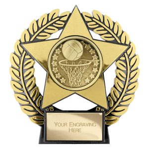 Emperor Star Netball Plaque