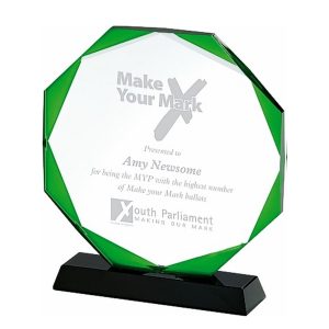 Halo Premium Glass Award Series - Green