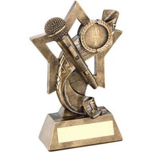 Karaoke/Singing Star Trophy