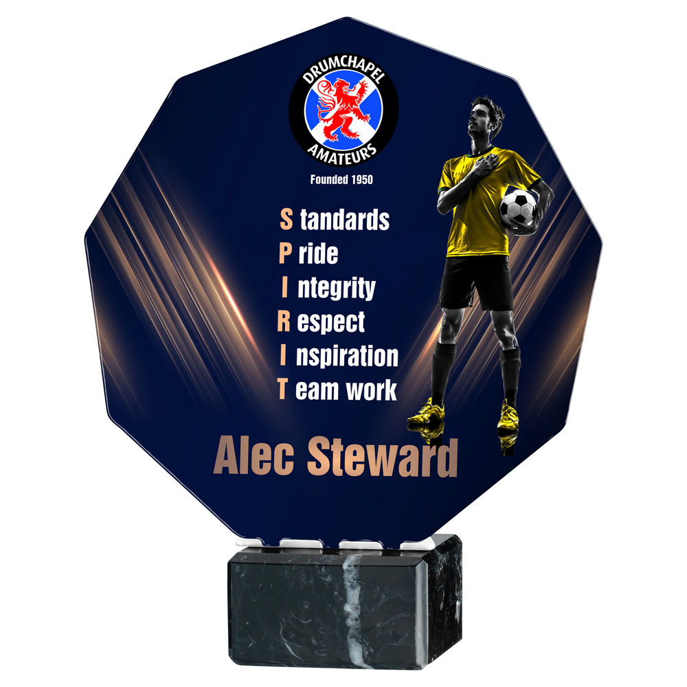 Nonagon Custom Print Award - Image 5