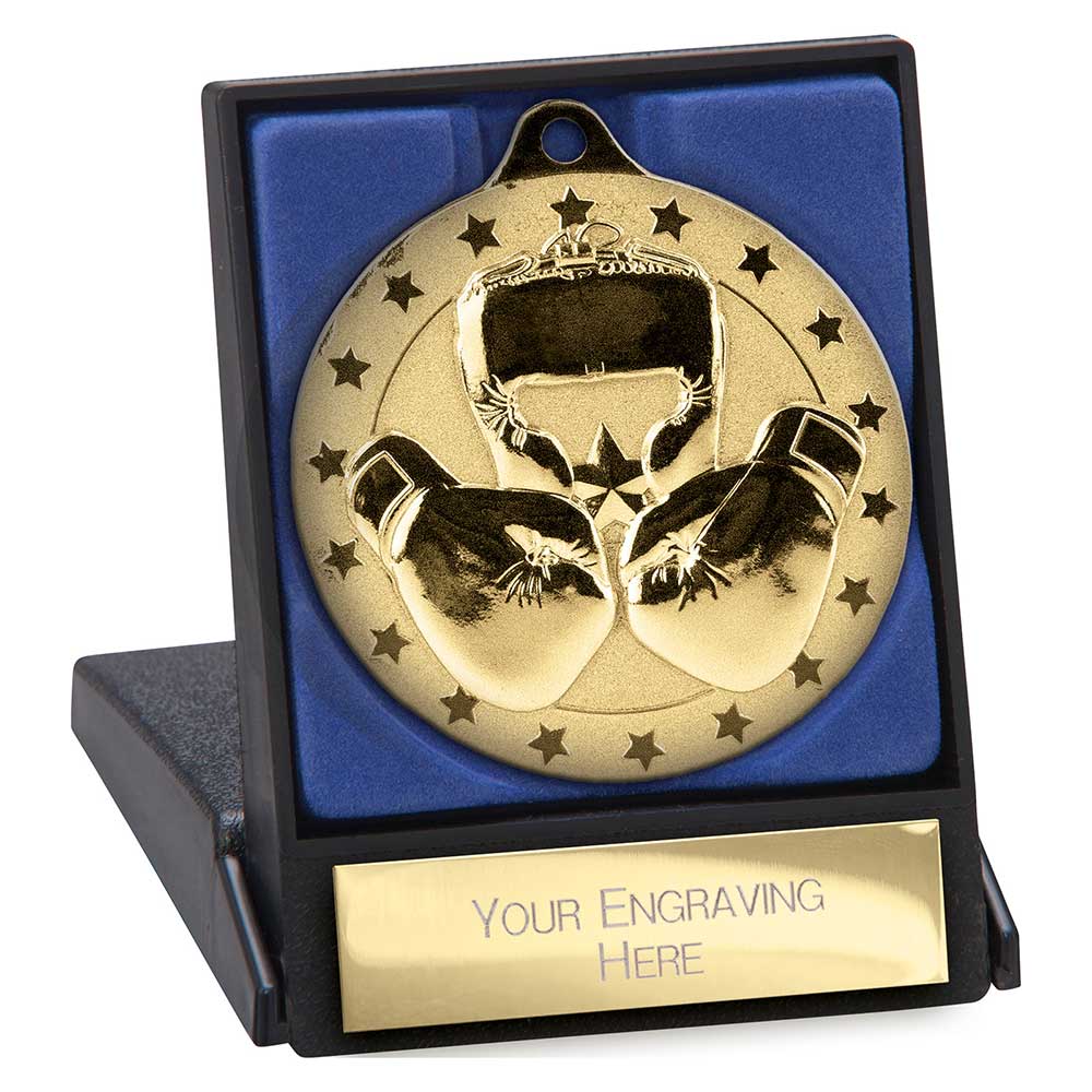 Cascade Stars Medal & Box - Boxing 70mm