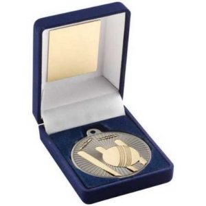 2 Tone Cricket Medals, 3 colours